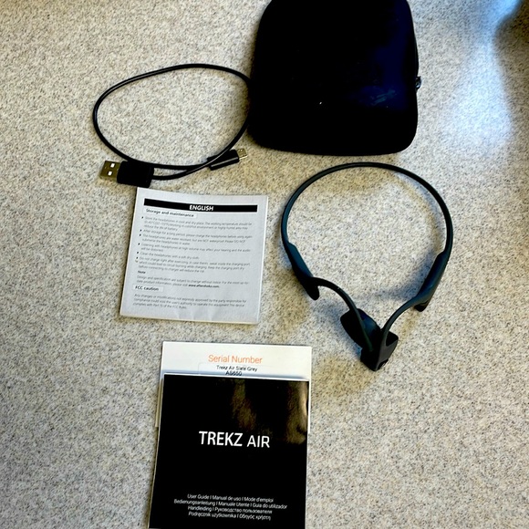 Treks Air AS650 slate gray. Bluetooth headphones - Picture 1 of 4